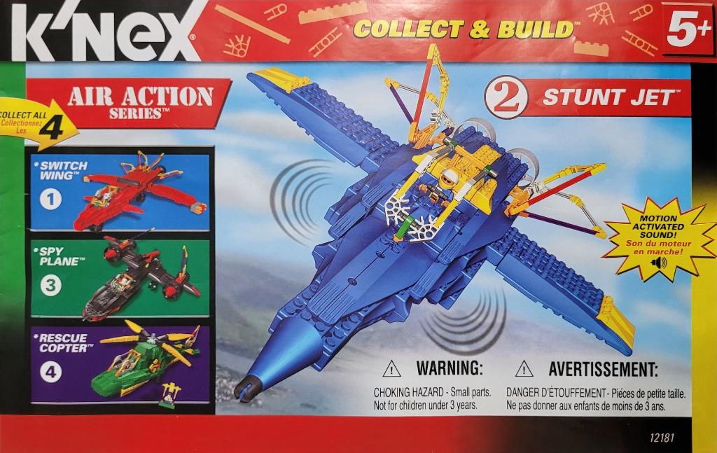 Knex Stunt Jet, Ophalen of Verzenden, Zo goed als nieuw, K'nex