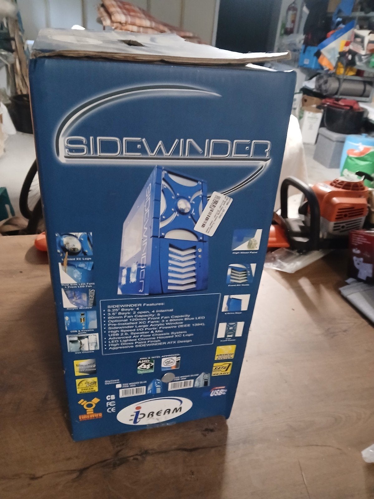 Gaming Computer - Blauwe Sidewinder Behuizing, Computers en Software, Gebruikt, 1.25 TB, Intel Core i7-4770K, Custom Build