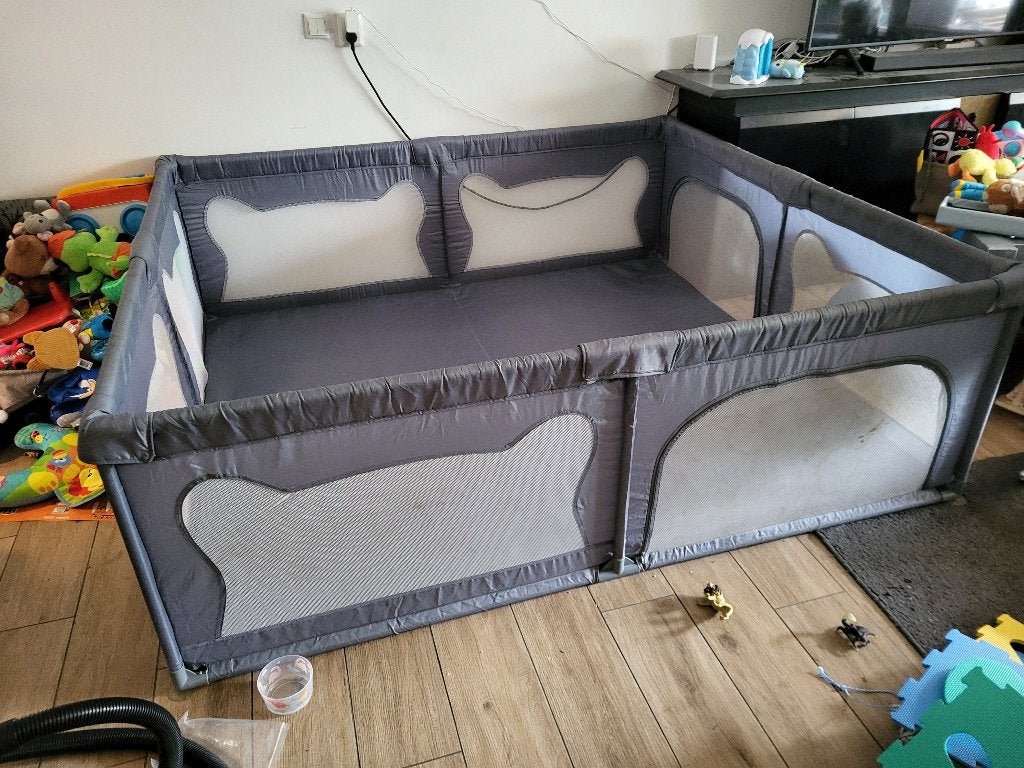 Grond box XL (187cm X 207cm X 68cm), Kinderen en Baby's, Boxen, Ophalen, Gebruikt, Vierkant