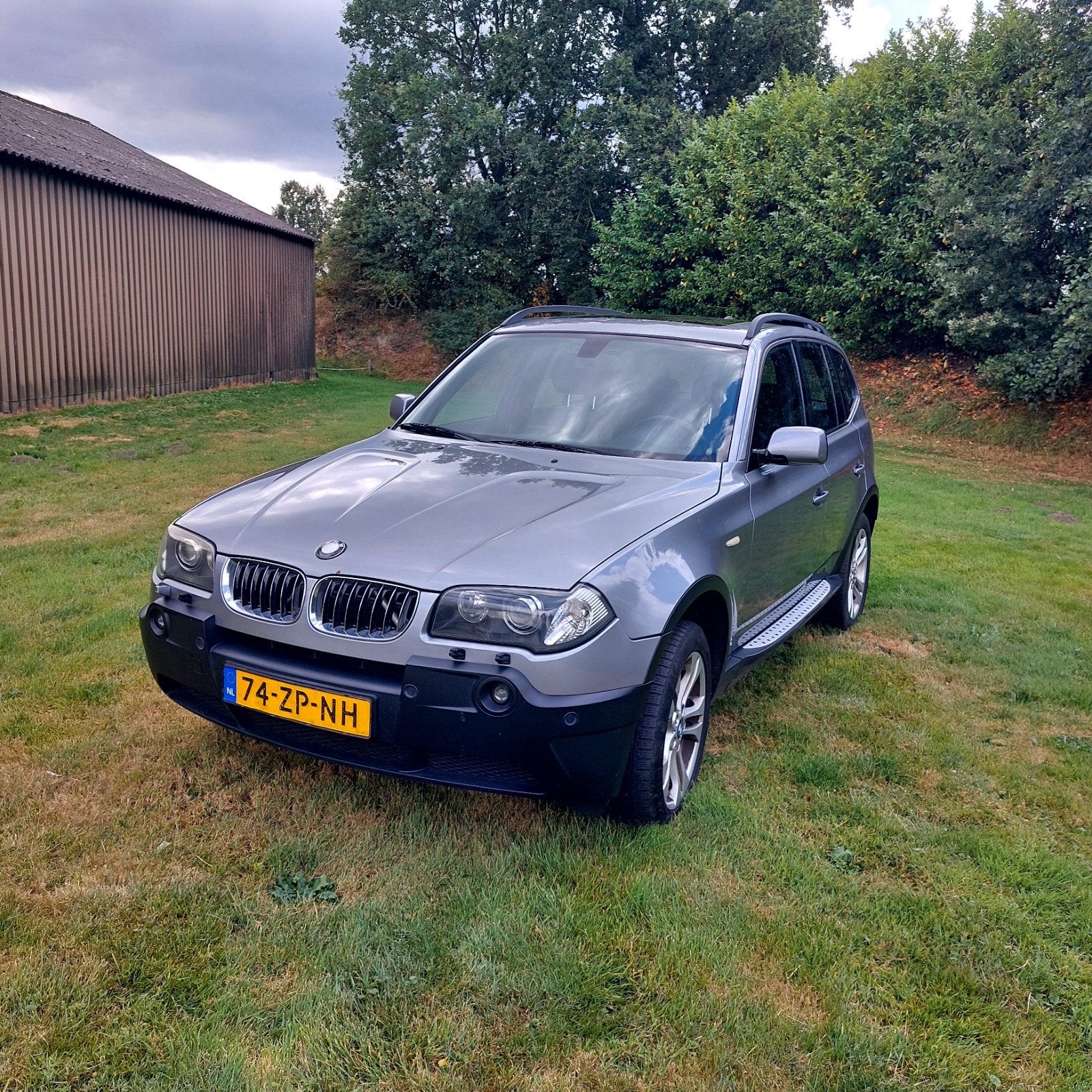 BMW X3 3.0 D AUT 2005 Grijs, yongtimer, of Carbage run, Auto's, Automaat, Zwart, 2993 cc, 2000 kg