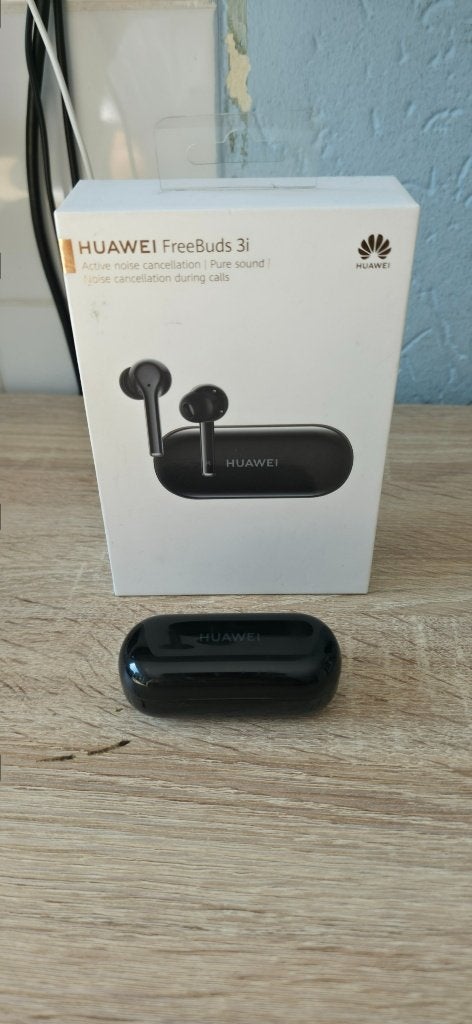 Huawei FreeBuds 3i zwart met laadcase en originele doos, Gebruikt, Ophalen of Verzenden, Huawei, Zwart