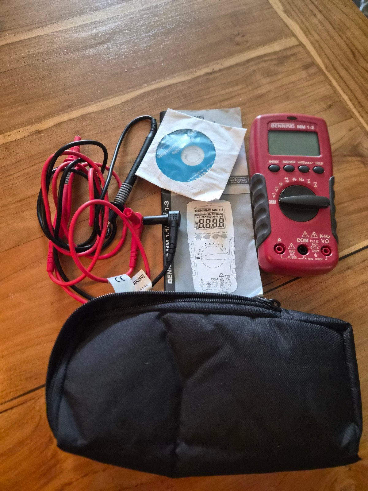 Benning MM 1-2 Multimeter - Zo goed als nieuw, Ophalen of Verzenden