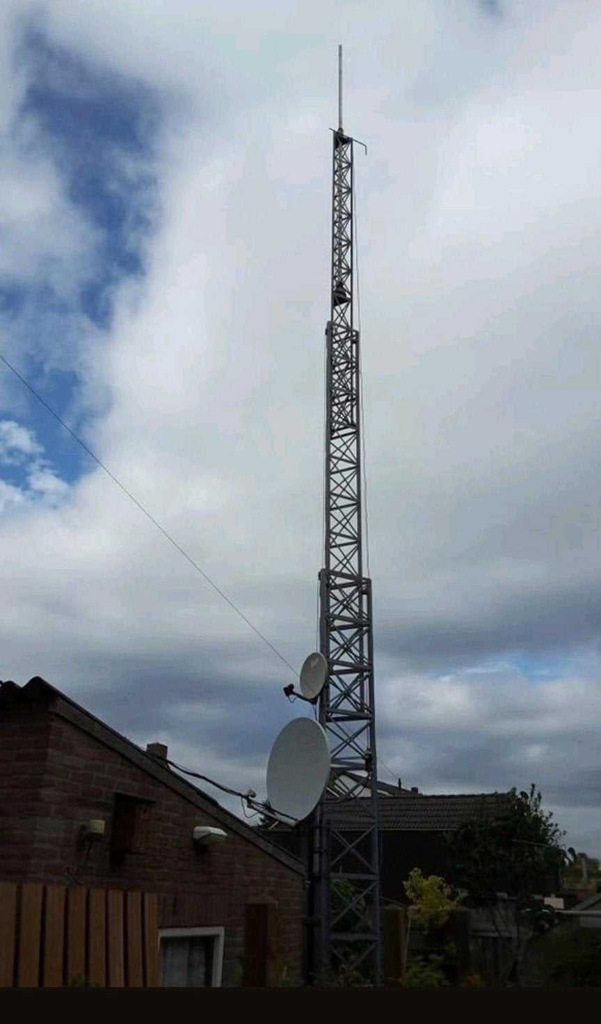 Foto 20 van 3 x 5 gegalvaniseerde uitschuifbare zendmast