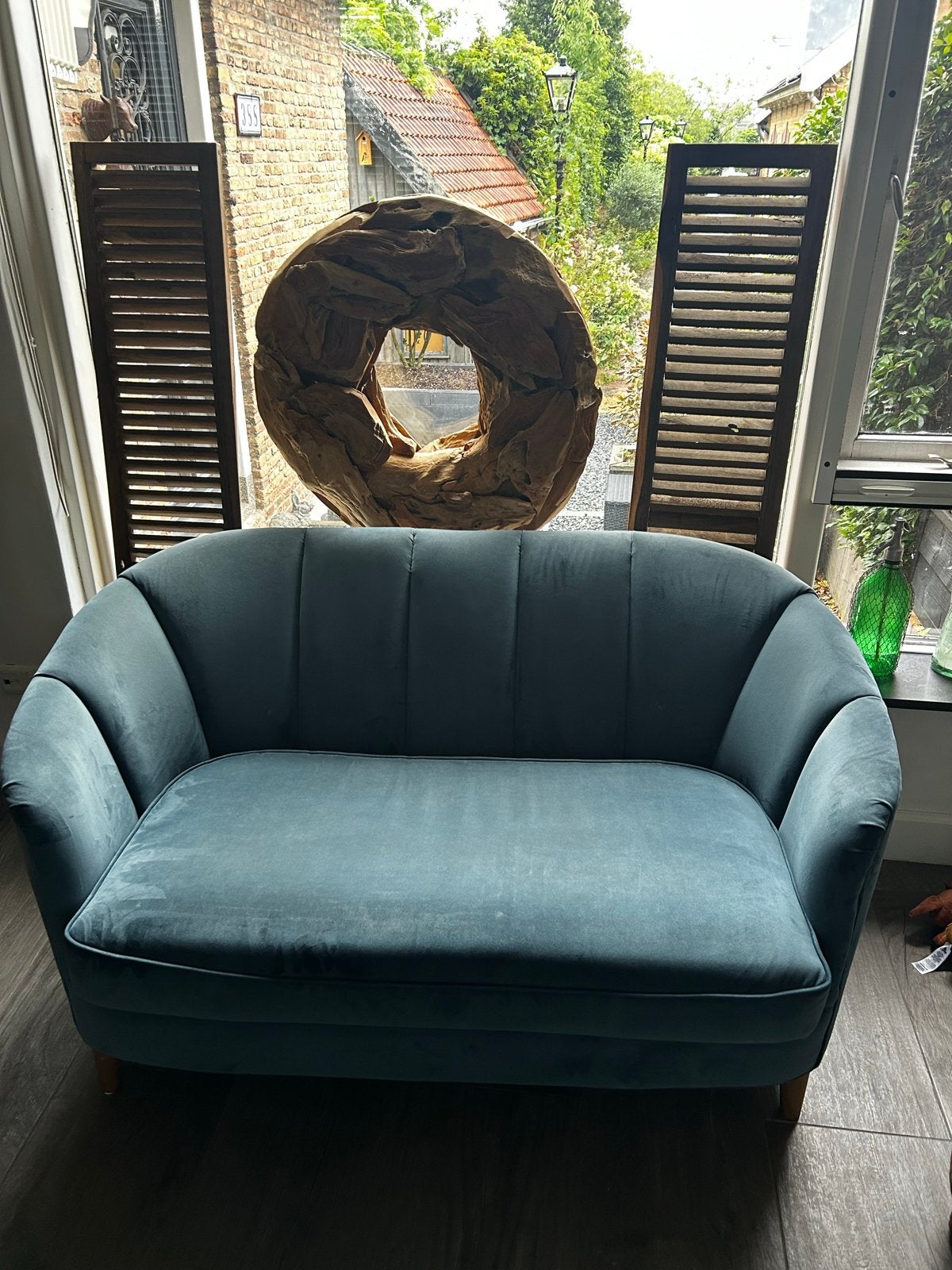 Riviera Maison bankje, Gebruikt, Tweepersoons, 75 tot 100 cm, Ophalen of Verzenden