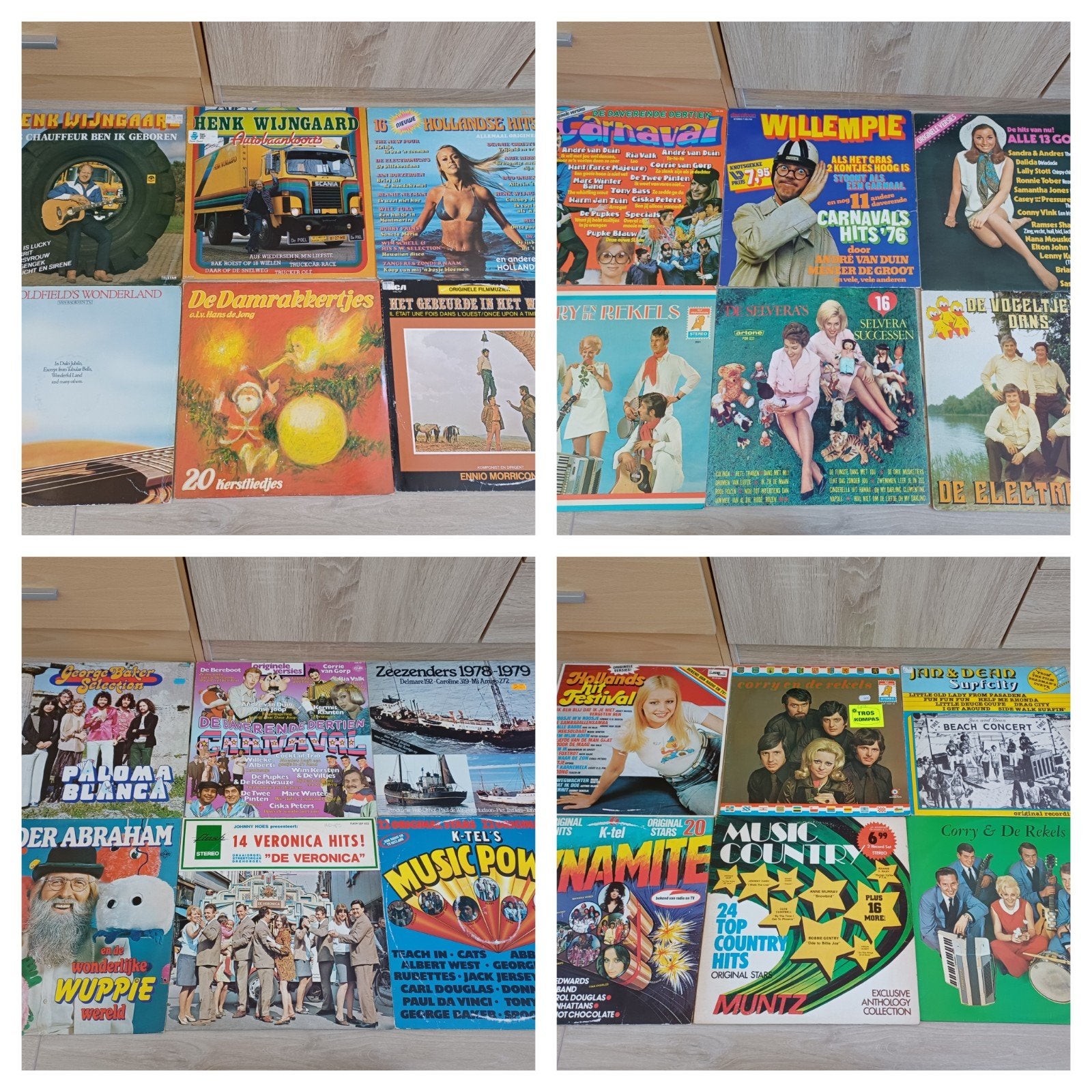 doos met +/- 90 lp's/ep's, Cd's en Dvd's, Ophalen, Gebruikt, Overige formaten