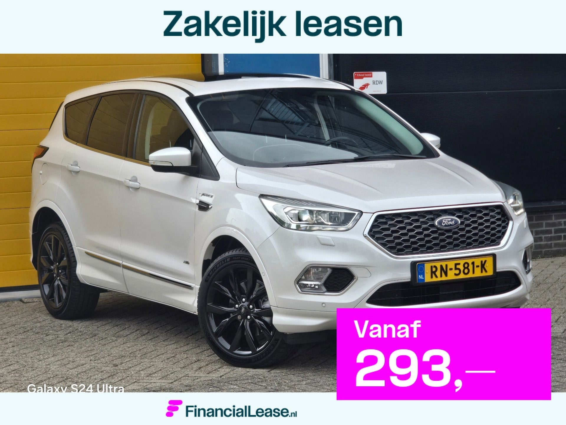 Ford Kuga 1.5 EcoBoost Vignale AWD / 182 PK / AUT / NAP / Pa, Automaat, Dealer onderhouden, 4 cilinders, 1850 kg