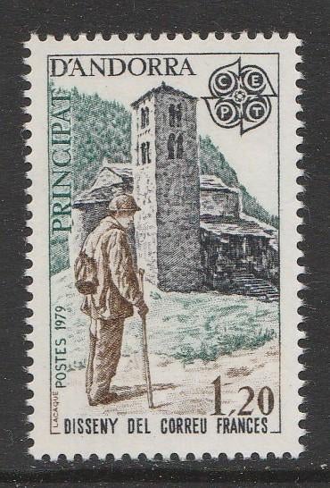 Frans Andorra 1979 - Postbode en postkantoor, Ophalen, Overige landen, Postfris