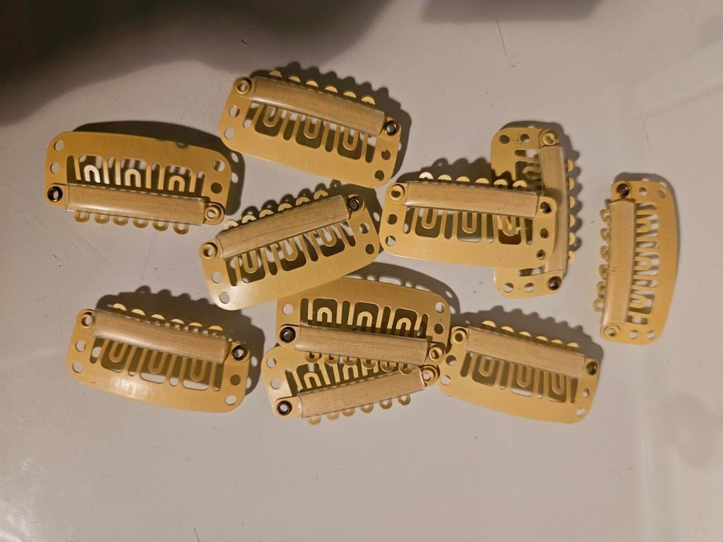 10 stuks nieuwe Balmain haarverlenging clips, Ophalen of Verzenden, Nieuw, Haarspeld