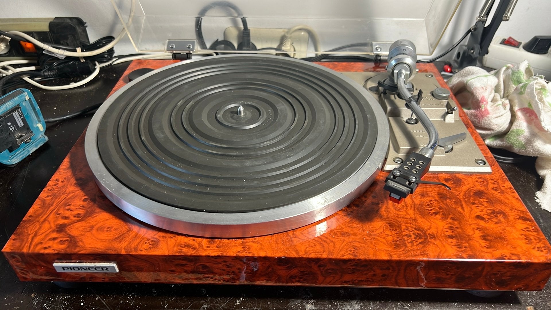 Pioneer PL-514 Platenspeler - Vintage Hifi, Audio, Tv en Foto, Platenspelers, Ophalen of Verzenden, Gebruikt, Platenspeler, Pioneer