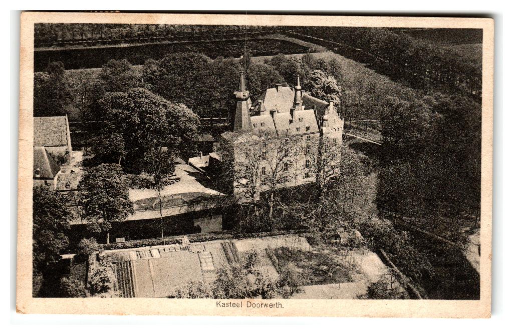 Doorwerth, Kasteel Doorwerth, Verzamelen, Ansichtkaarten | Nederland, Gelopen, Gelderland, 1920 tot 1940, Verzenden