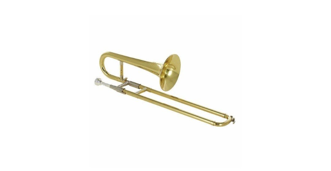 Gouden Trombone - Perfect voor beginners en gevorderden, Muziek en Instrumenten, Blaasinstrumenten | Trombones, Ophalen