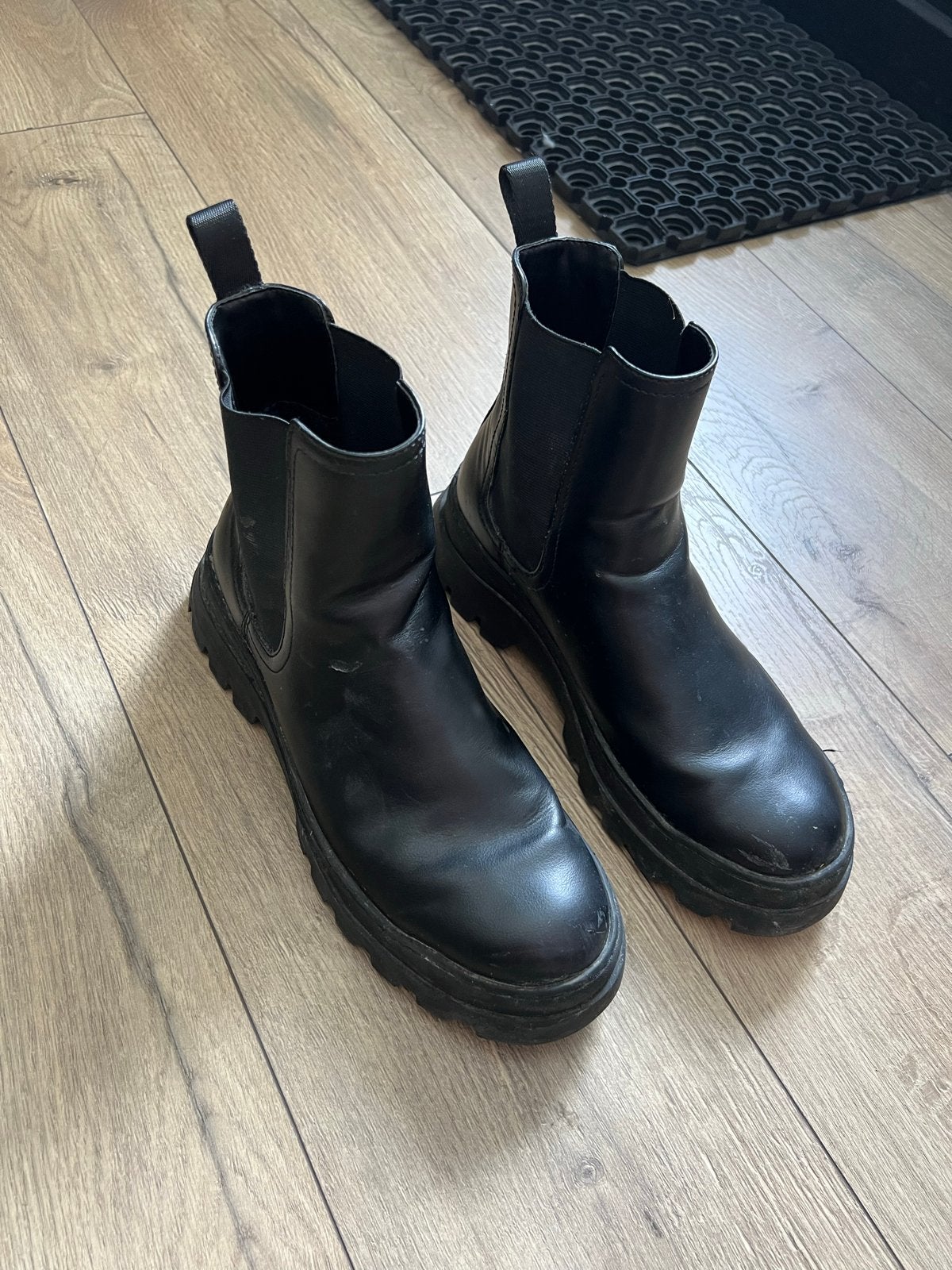 Zara boots maat 41, Ophalen, Gedragen, Zwart, Lage of Enkellaarzen