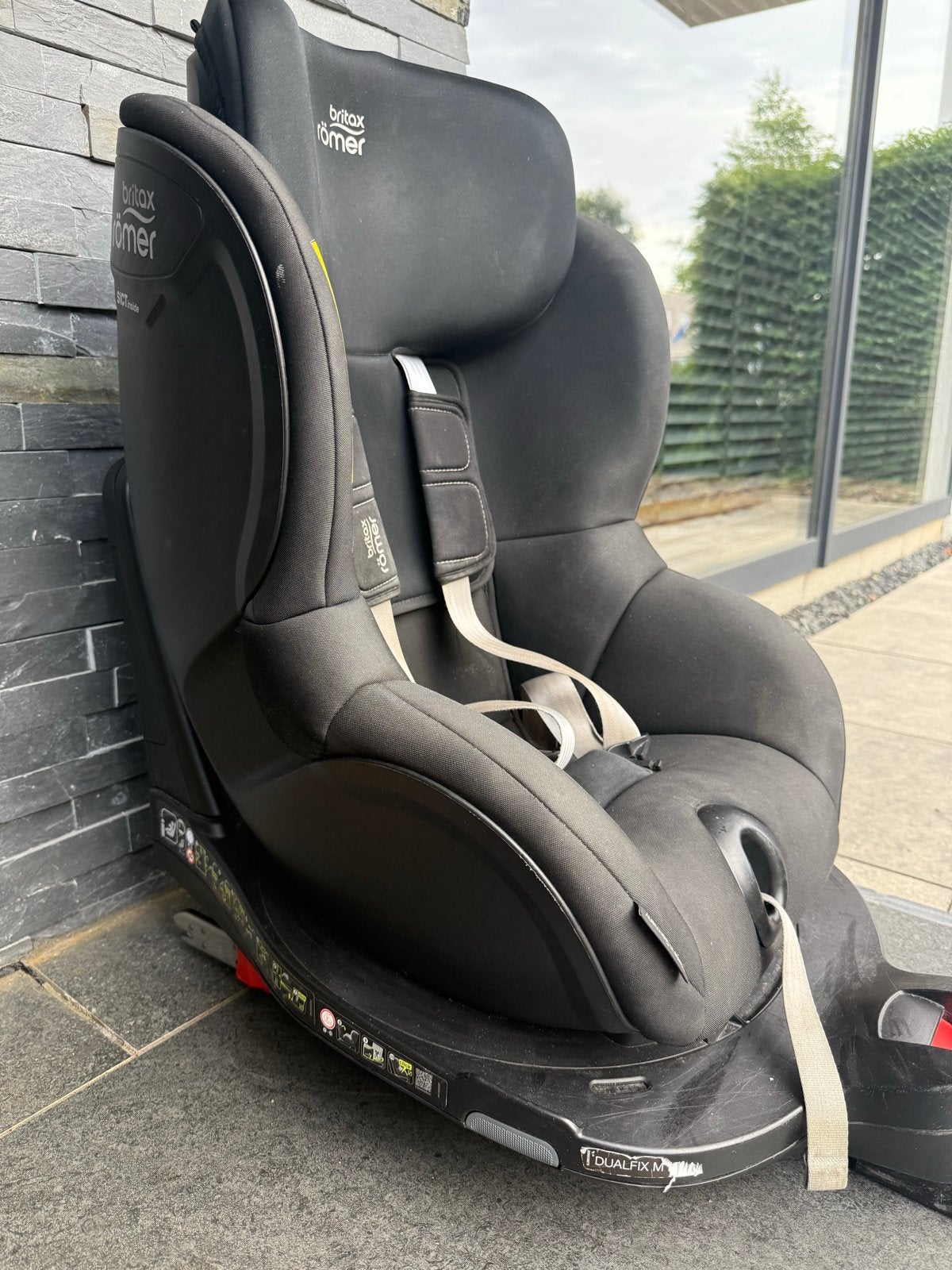 Britax Römer DUALFIX PRO M Autostoel , isofix, steunpoot, Ophalen, Romer, Gebruikt, 0 t/m 18 kg