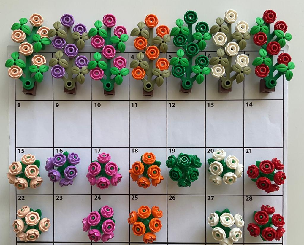 Lego klimroos en rozestruikje, Kinderen en Baby's, Speelgoed | Duplo en Lego, Ophalen of Verzenden, Nieuw, Losse stenen, Lego