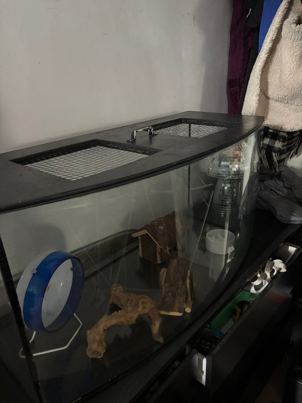 Terrarium hamsterkooi, Ophalen, Zo goed als nieuw