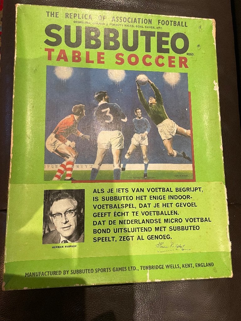 Subbuteo, Ophalen of Verzenden, Gebruikt, Overige sporten, Spel