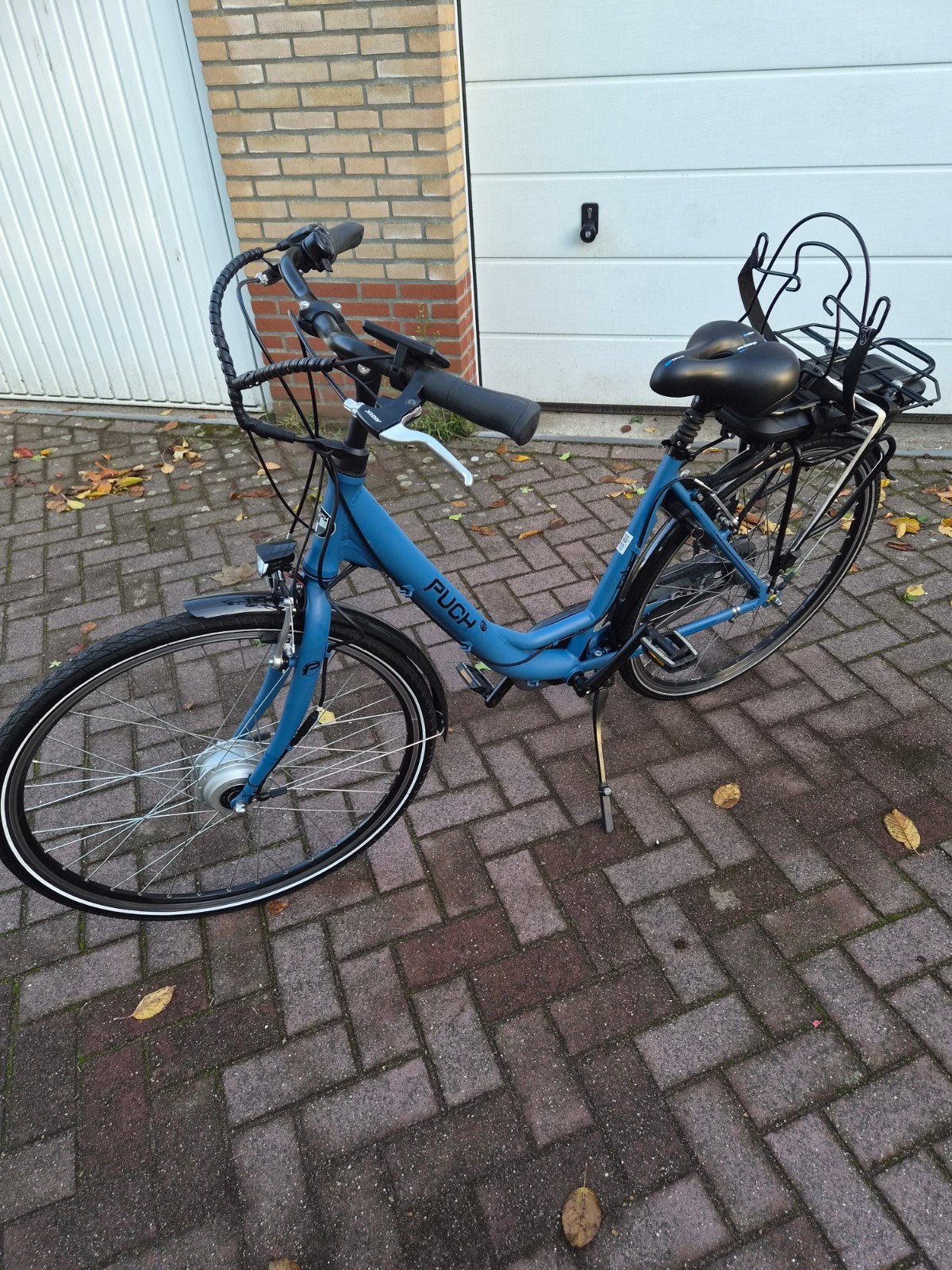 Puch E-Folk elektrische damesfiets, Zo goed als nieuw, 47 tot 51 cm, 50 km per accu of meer, Ophalen