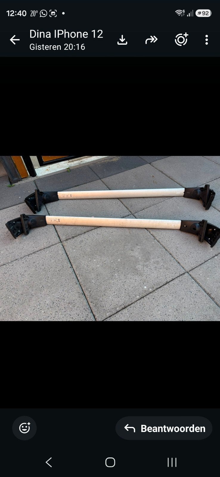 Originele VW dakdrager voor auto - Gebruikt, Auto diversen, Dakdragers, Ophalen of Verzenden