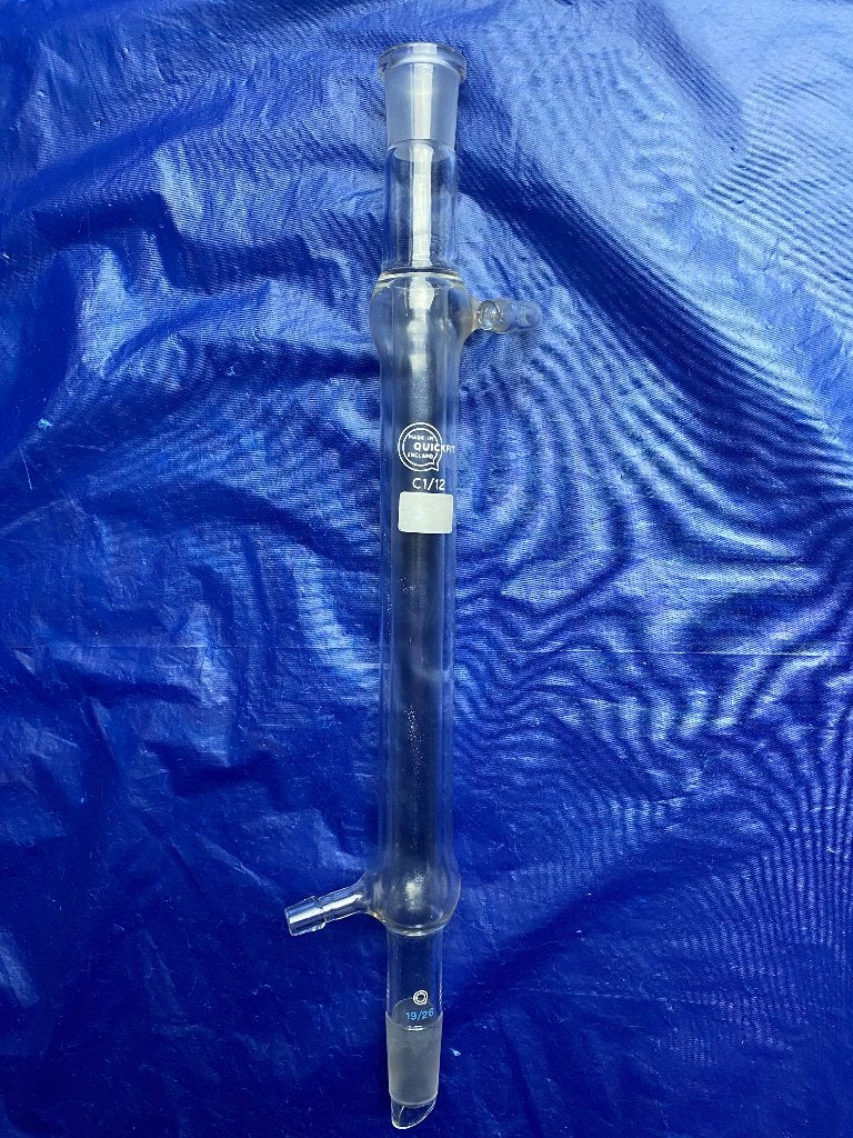 Liebigkoeler(Quickfit) +2x NS19/26(laboratorium,destillatie), Hobby en Vrije tijd, Overige Hobby en Vrije tijd, Ophalen of Verzenden