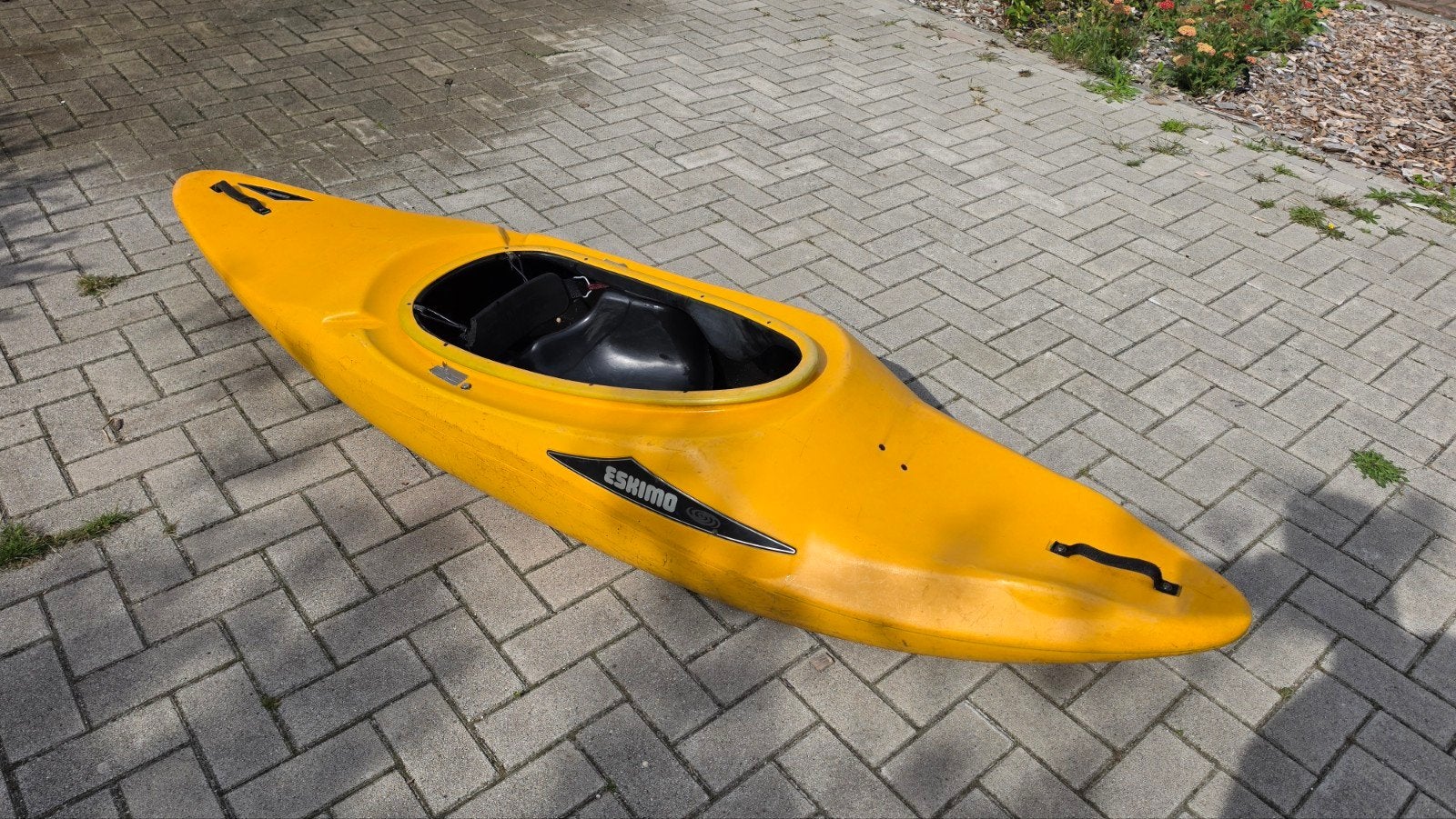 Eskimo Quadro Kajak - Gele Wildwaterkajak, Ophalen, Gebruikt, 1-persoons