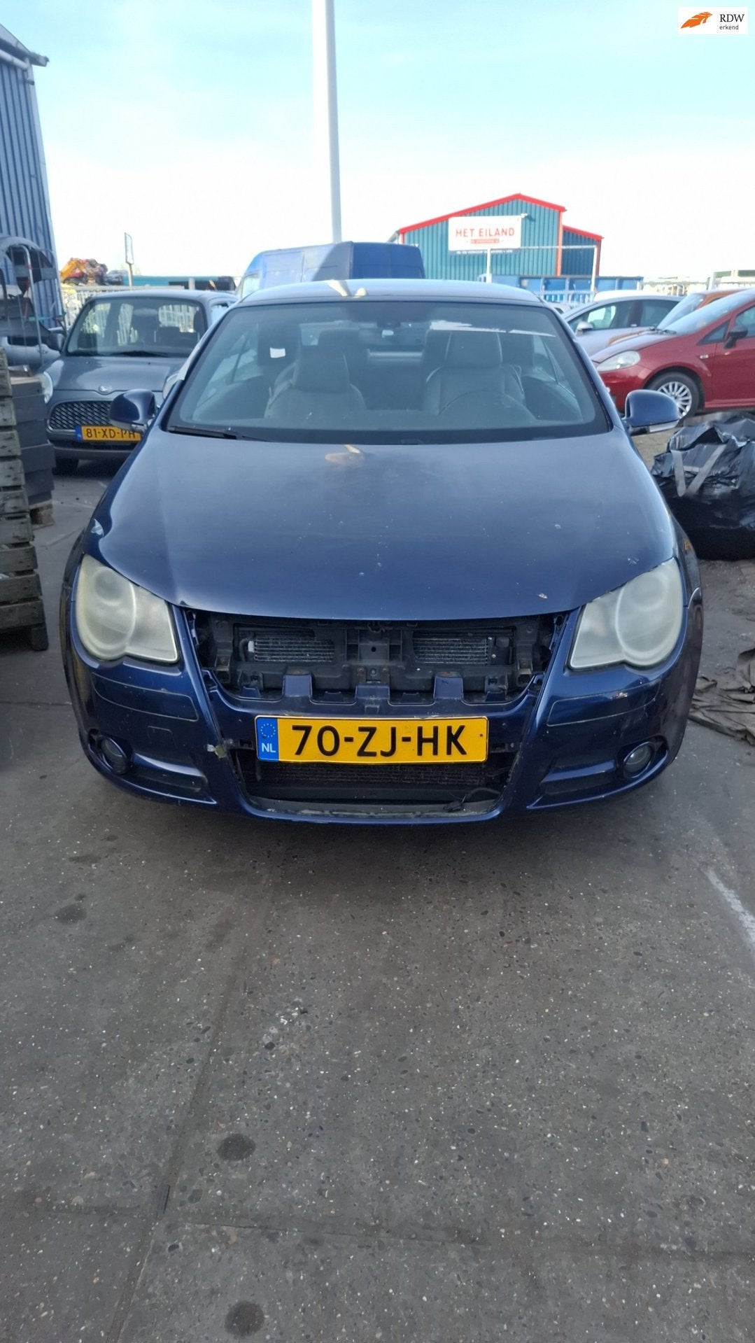 Volkswagen Eos 2.0-16v FSI, Auto's, Voorwielaandrijving, Gebruikt, 4 cilinders, Leder