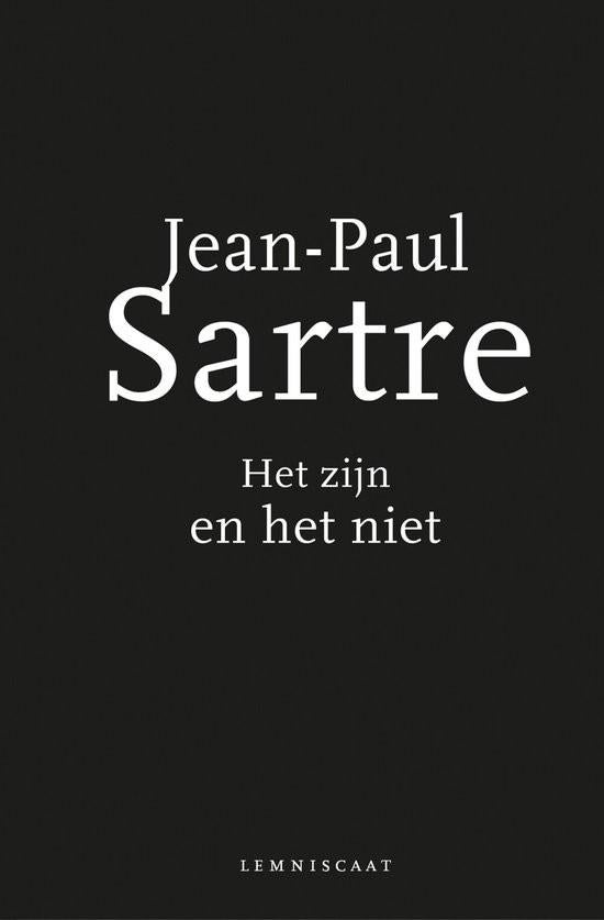 Sartre - Het zijn en het niet, Boeken, Filosofie, Ophalen, Zo goed als nieuw