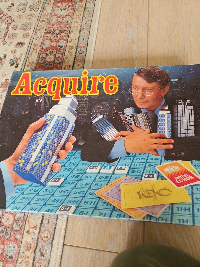 Acquire bordspel, Vijf spelers of meer, Ophalen of Verzenden, Gebruikt, Schmidt