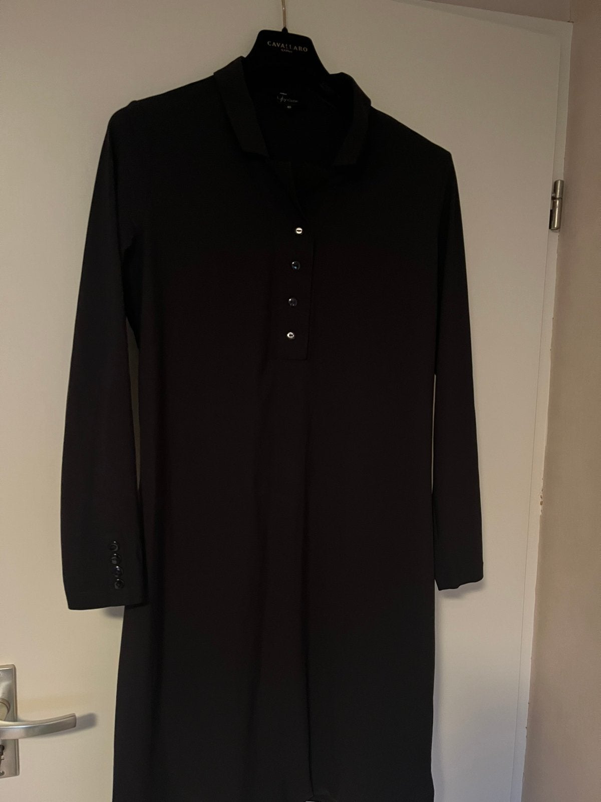 Lilytime Travelstof jurk Zwart, Kleding | Dames, Maat 38/40 (M), Zwart, Ophalen of Verzenden, Zo goed als nieuw