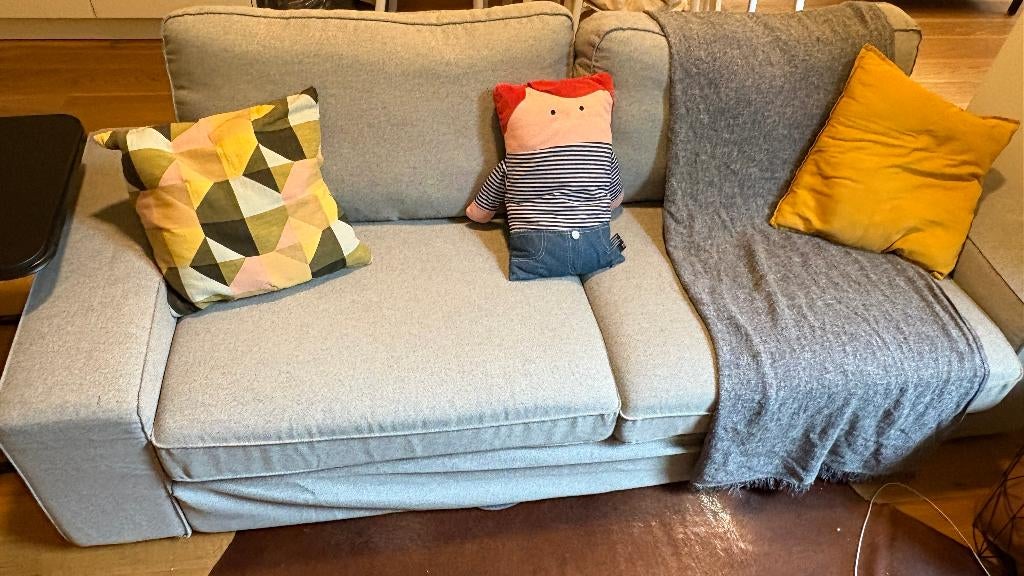 KIVIK3-seat sofa, Tibbleby beige/grey, Ophalen, Zo goed als nieuw, Overige materialen, 75 tot 100 cm