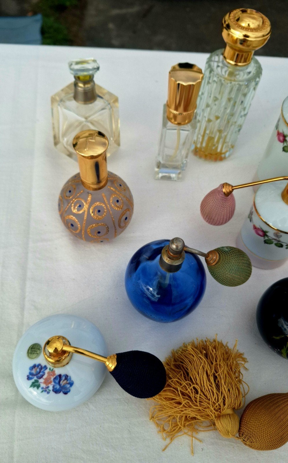 Parfumflesjes en verstuivers Frankrijk, Ophalen of Verzenden, Gebruikt