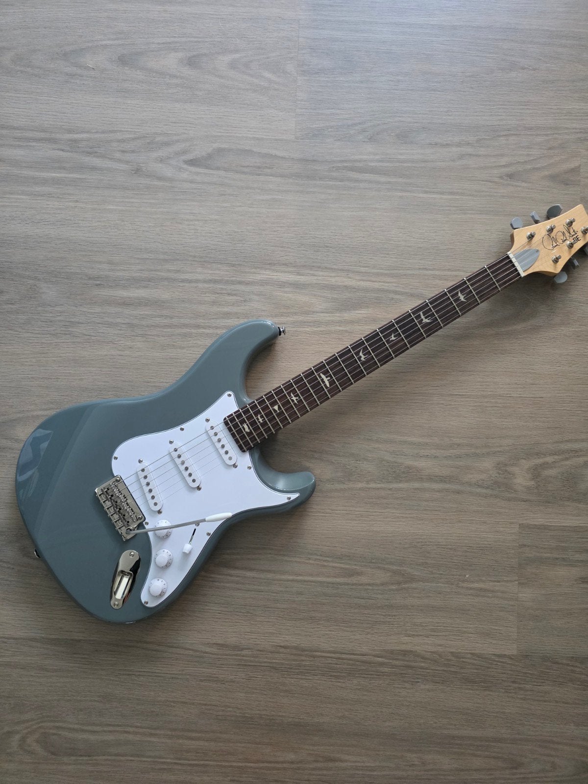 PRS SE Silver Sky Storm Gray, Muziek en Instrumenten, Snaarinstrumenten | Gitaren | Elektrisch, Ophalen, Zo goed als nieuw, Solid body