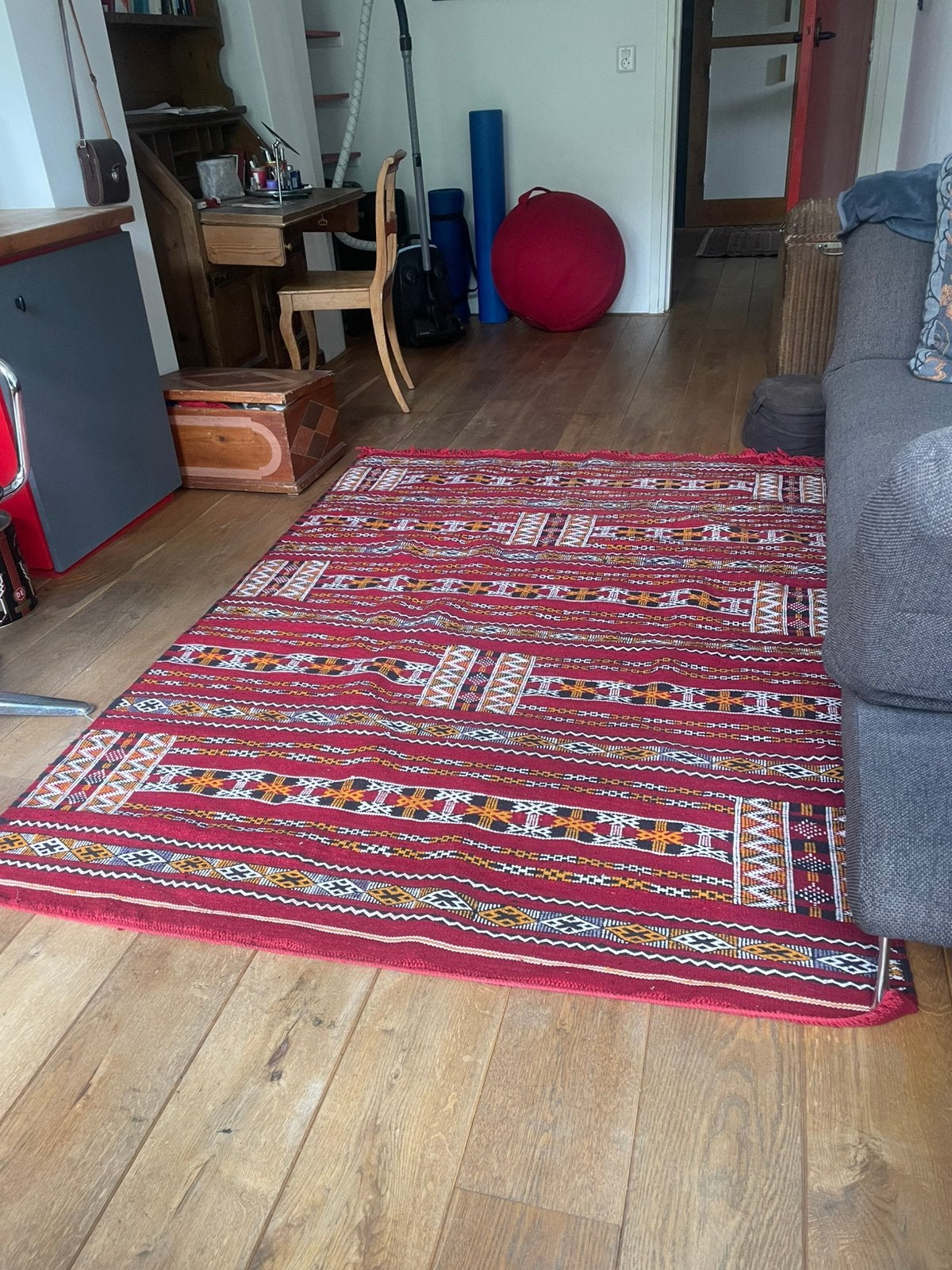 Kelim wol, Ophalen, 100 tot 150 cm, 200 cm of meer, Zo goed als nieuw