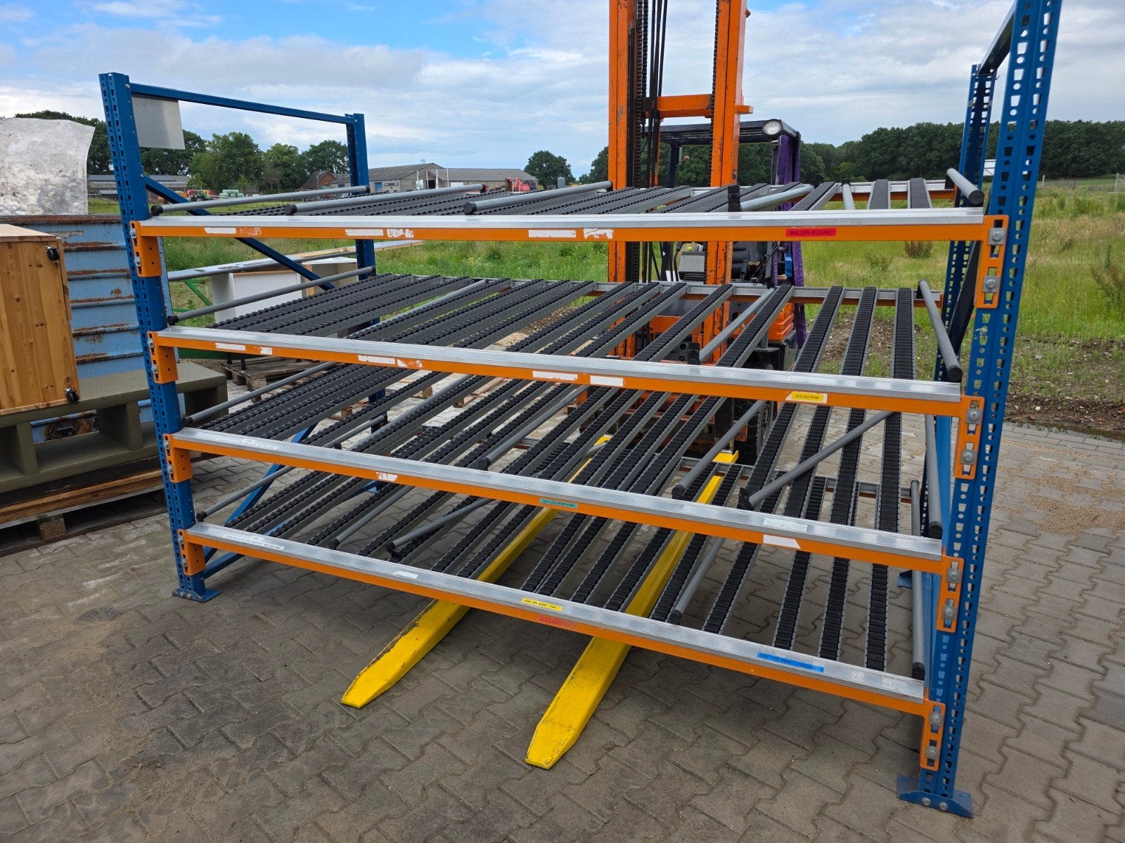 Stelling/doorrol stelling 3x, Ophalen