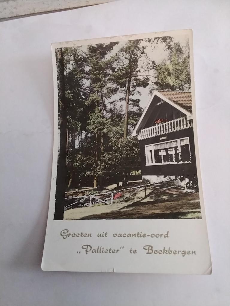 BEEKBERGEN. IGROETEN UIT  VACANTIE-OORD "PALLIETER. 1958, Ophalen of Verzenden, 1940 tot 1960, Gelderland