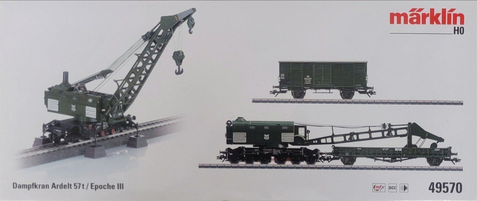marklin 49570 ardelt 57 t/ E III, Ophalen, Wisselstroom, Locomotief, Nieuw