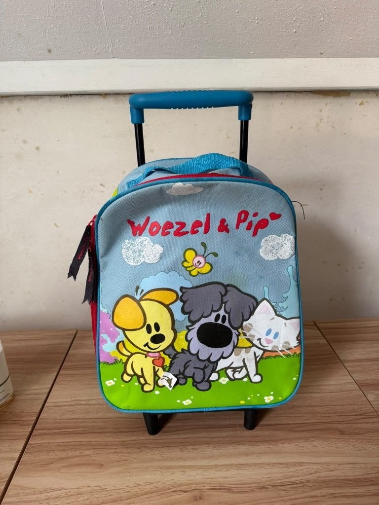 Prachtige Woezel & Pip Kinderkoffer & Rugzak in één(Trolley), Ophalen, Zo goed als nieuw