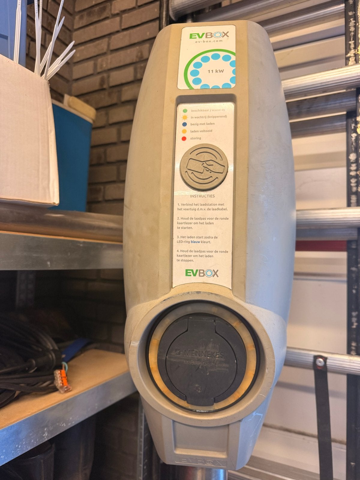 EVBox 11 kW Laadpaal - Gebruikt, Auto diversen, Ophalen of Verzenden, Gebruikt, Laadpaal
