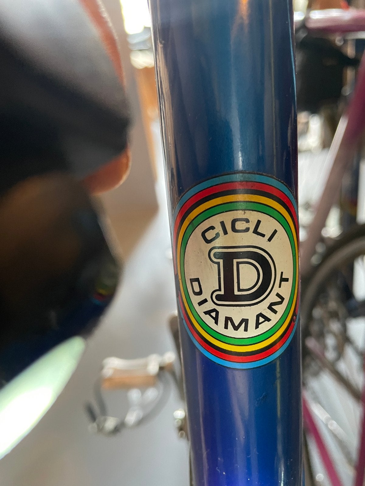 Vintage Diamant baanfiets, Gebruikt, 57 tot 61 cm, Ophalen, Overige merken