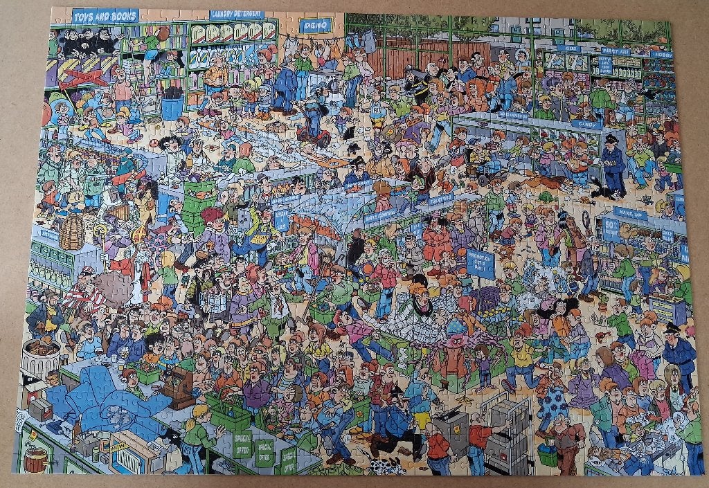 Jan van Haasteren puzzels, Ophalen of Verzenden, 500 t/m 1500 stukjes, Gebruikt, Legpuzzel