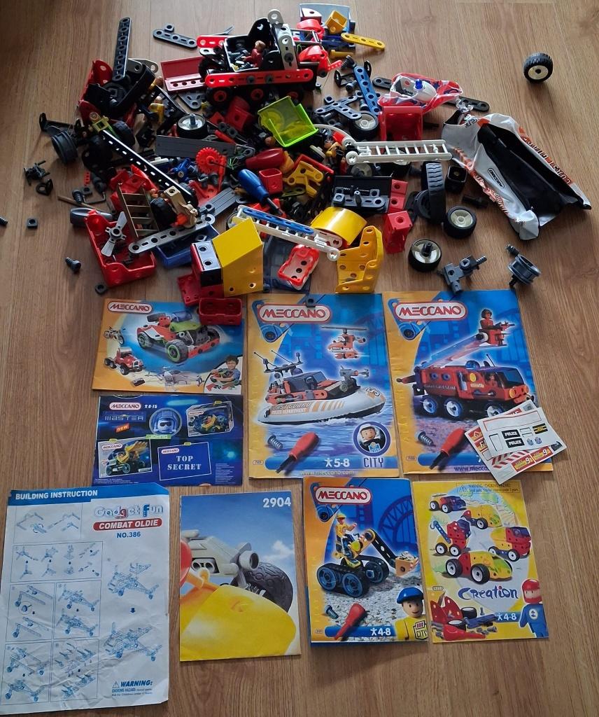 Meccano - voor uren speelplezier - incl. gratis opbergbox, Ophalen of Verzenden, Zo goed als nieuw, Bouwen