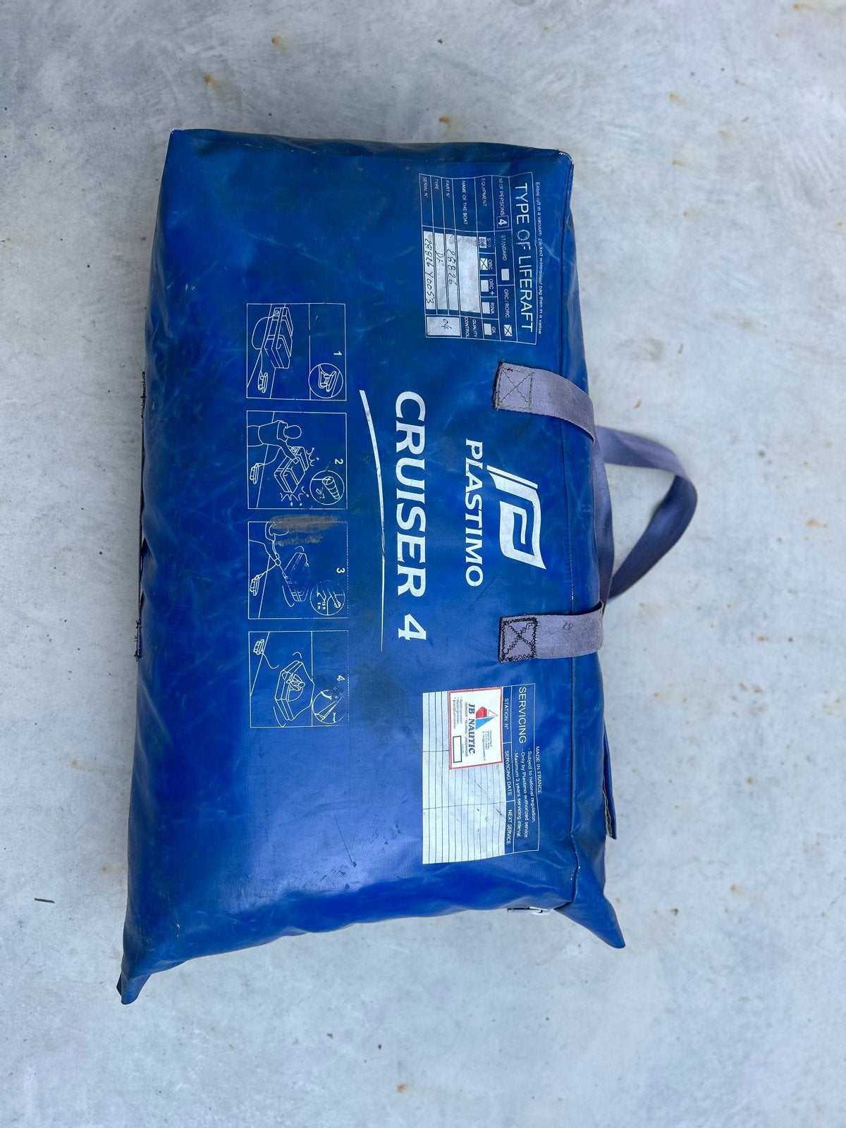 Zodiac SY6 Reddingsvlot voor 6 personen (Plastimo tas), Ophalen, Gebruikt, Overige typen