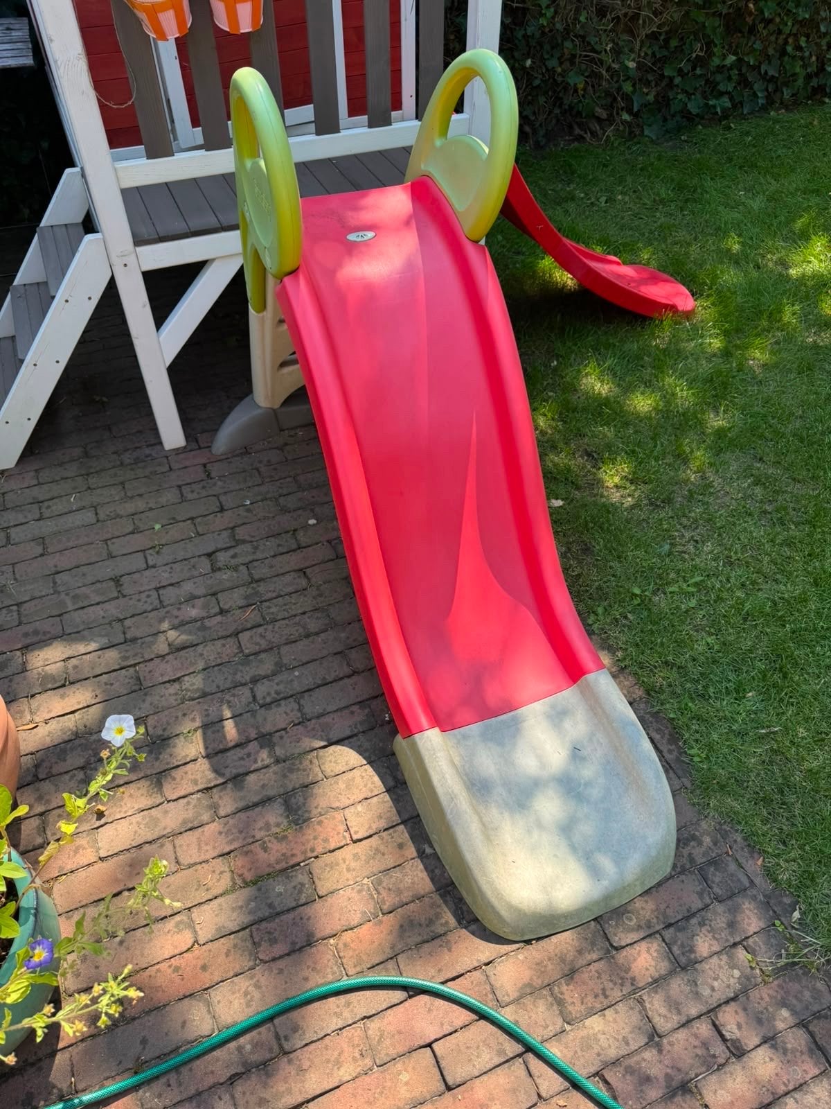 Smoby Glijbaan met tuinslang aansluiting, Ophalen, Gebruikt, Glijbaan