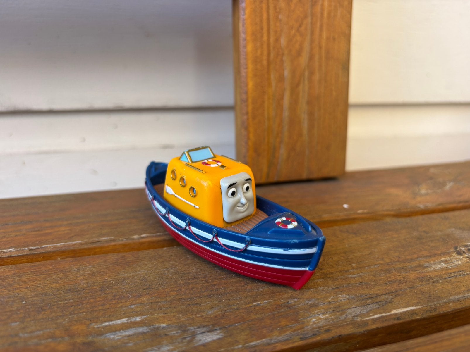 Fisher Price take n play trein - Captain Thomas boot, Ophalen of Verzenden, Zo goed als nieuw