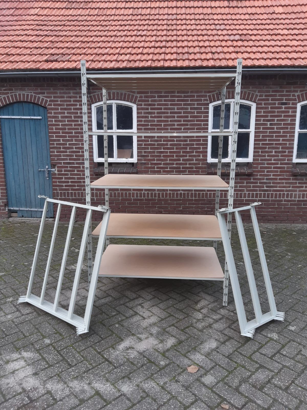 stelling Combi-store overtoom/manutan/buislegbord/rekken, Ophalen, Gebruikt