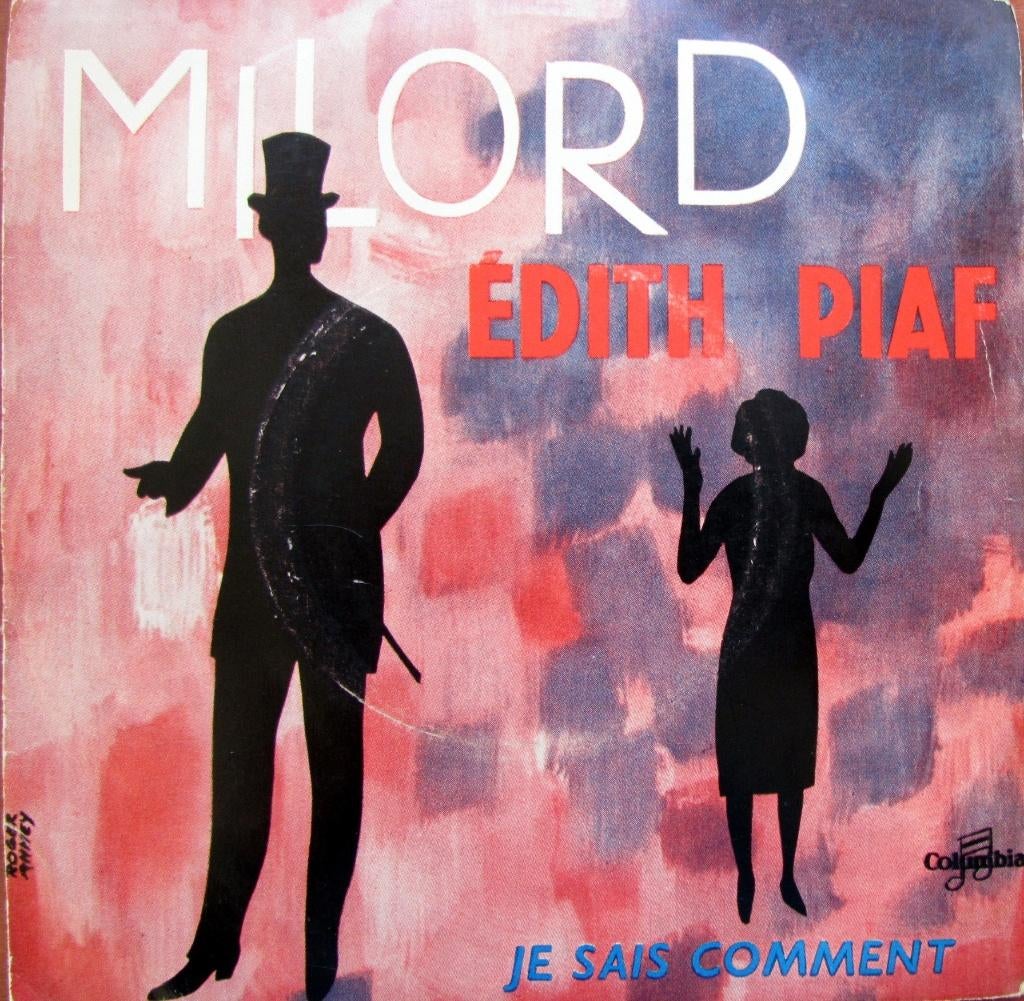 1960	Edith Piaf	            Milord, 7 inch, Single, Ophalen of Verzenden, Zo goed als nieuw