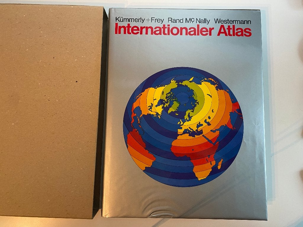 Internationaler Atlas/The International Atlas (4 talig 1978), Overige atlassen, Ophalen of Verzenden, Zo goed als nieuw, 1800 tot 2000