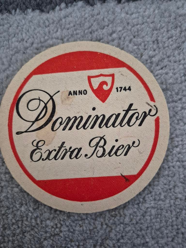 Vintage Dommelsch Bier Viltje - Dominator Extra Bier, Verzamelen, Biermerken, Ophalen of Verzenden, Gebruikt, Viltje(s), Dommelsch