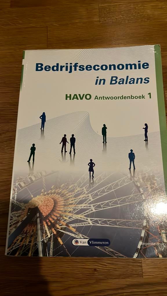 Bedrijfseconomie in Balans - HAVO Antwoordenboek 1, Boeken, Ophalen, Gamma, Gelezen, MBO