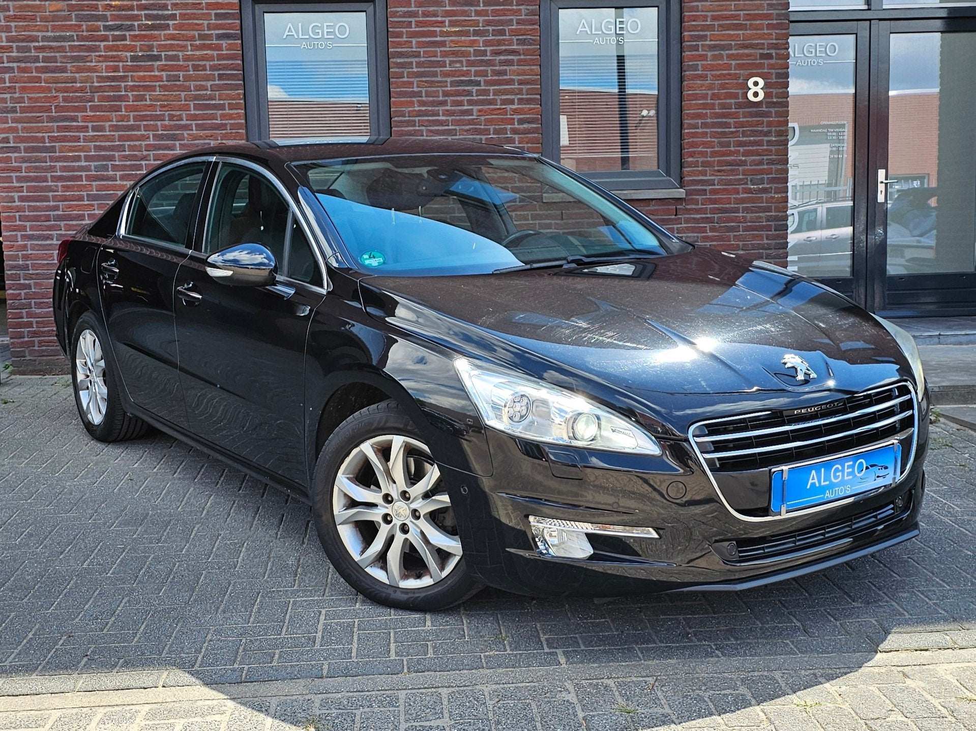 Peugeot 508 1.6 THP Allure / Leder, Auto's, Voorwielaandrijving, Gebruikt, Met garantie (alle), Zwart