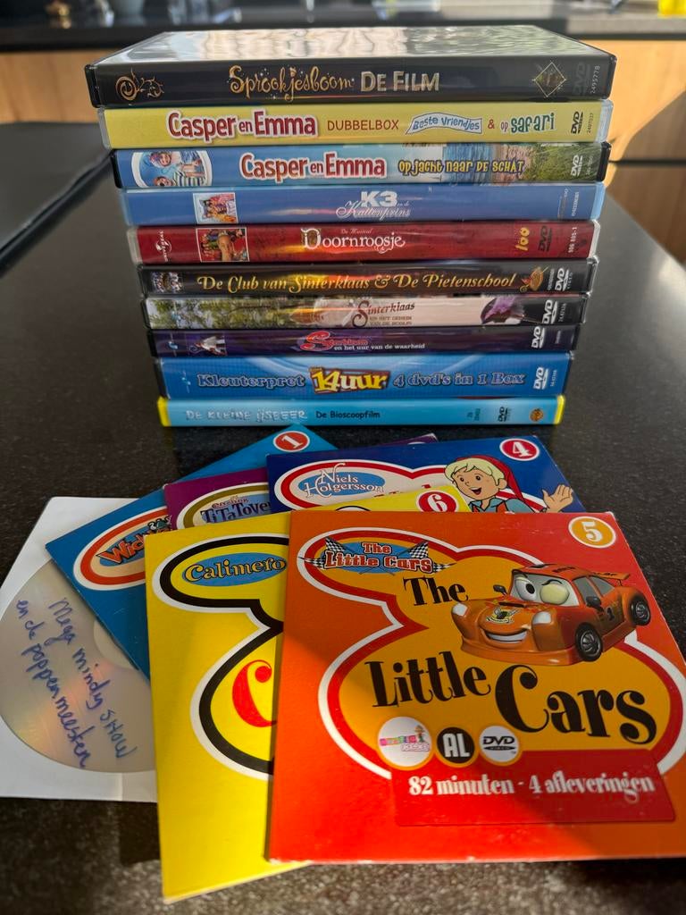 DVD's Efteling Sprookjesboom, Casper & Emma, Sinterklaas, Gebruikt, Alle leeftijden, Overige genres, Ophalen of Verzenden